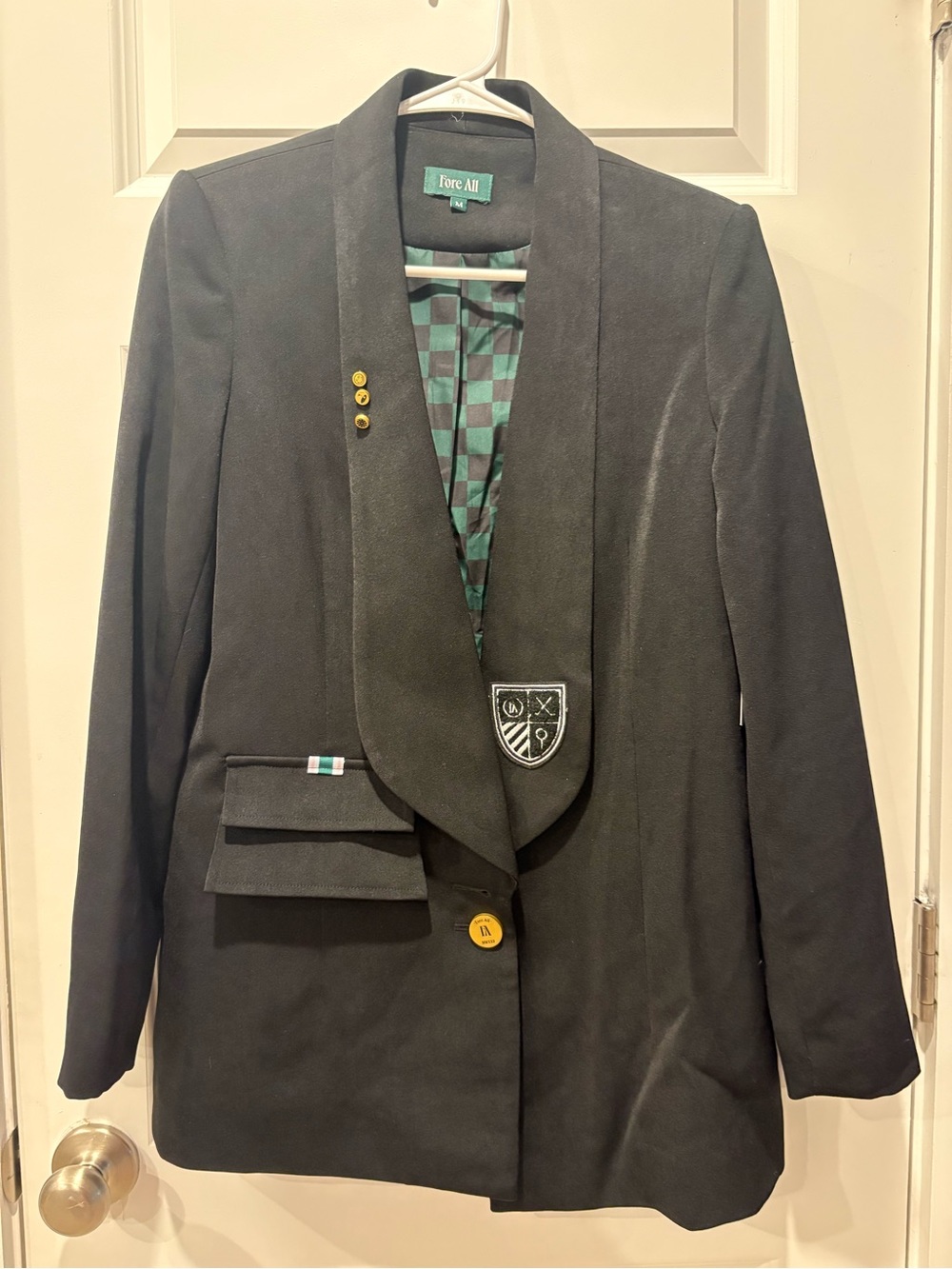 Forever 21 Black Shawl Collar Blazer